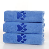 70x140cm Microfiber Dog Towels for Drying Dogs Shower & Bath Supplies Blue