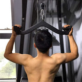 Cable Pulley Attachment Series Gym LAT Pull-Down Bar V-Grip Handle Accessory Medium