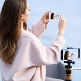WiFi Vlog Selfie Monitor 3 Mode Back Camera Screen for iPhone/Android Live Stream White