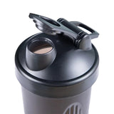 600ML Shaker Bottles Protein Mixes Shaker Bottle Shaker Cup Black