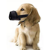2Pcs Dog Muzzle Mouth Cover Anti Bite Barking Chewing Mesh for Small Medium Large Dogs Black+Pink