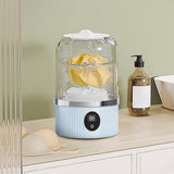 Mini Portable Washing Machine Rechargeable Small Clothes Washer for Travel Use Blue