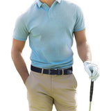 Mens Belt  Braided Stretch Golf Belt for Golf Pants Casual Shorts Jeans Dark Blue