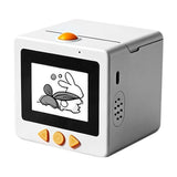 Thermal Mini Printer AI Voice Inkless Sticker with 2.4in Screen White