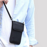 RFID-Blocking Wallet Travel Security Passport Card Holder Anti-Theft Pouch