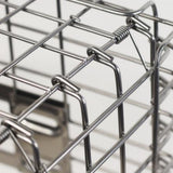 Bicycle Basket Front & Rear Hanging Storage Rack for Mountain Bike Silver