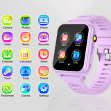 Smartwatch for Boys Girls Touchscreen Smart Watch with 16 Games MP3 Player Purple
