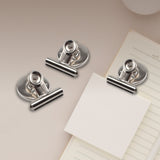 12 PCS Metal Fridge Clips for Photo Plan Refrigerator Clips for Home School Office Silver