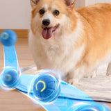 2Pcs 4.5CM Automatic Moving Ball Toy for Cats USB Rechargeable Interactive Vibrating Cat Toy