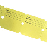 1000Pcs Tacticai Raffle Tickets for Carnivals Events Entry Reward Fundraiser Prizes Yellow