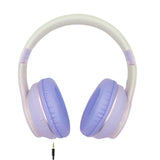 Foldable Wireless Over-Ear Headphones Bluetooth Headset with Mic Function Purple
