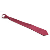 Pre-Tied Zip Necktie 8cm for Men Wedding Business Formal Red