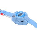 Rechargeable Kids Watch Walkie-talkie Remote Wireless Call Intercom Toy with Flashlight Kid Gift Blue
