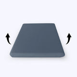 Soft Cooling Memory Foam Pillow Ultra Thin for Travel Home Office Stone Green