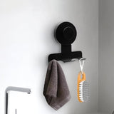 Razor Holder for Shower Heavy-Duty for Razor Towel Loofah Removable Black