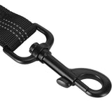 2 in 1 Double Leash for Dogs No Tangle Bungee Dog Leash Reflective Comfortable Padded Handles Blue