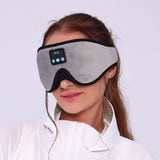 Blackout Bluetooth Sleep Mask Wireless Music Eye Mask Headphones Gray
