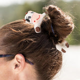 6 Pieces Cute Animal Scrunchies Hair Ties Fluffy Hair Bands Elastic Hair Rope Hair Styling Tools