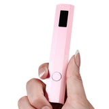 Handheld UV Nail Lamp – Portable Gel Nail Dryer for Home and Salon Use Pink