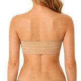 Women Push Up Bra Front Closure Wireless Seamless Convertible Nude
