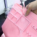 Anti-Stick Silicone Painting Mat Drawing Art Pad Washable Painting Mat Pink