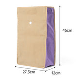 Light Shielding Vegetable Storage Bag Breathable for Onion Potato Purple