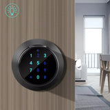 4-in-1 Smart Electronic Keypad Fingerprint Door Knob Entry Door Lock Touch Code Keyless Deadbolt