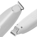 Electric Pet Paw Trimmer with 18mm Ceramic Blade and LED Light White