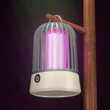 Electric Mosquito Zapper Portable Rechargeable Mosquito Killer Lamp Grey