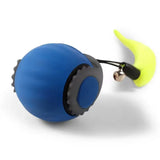 2-Mode Automatic Moving Ball Toy for Cats USB Rechargeable Interactive Cat Toy Blue