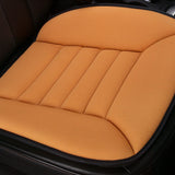 Universal Auto Seat Cushion with Back Support Pillow Ergonomic Lumbar Support Cushion for Drivers Office Staff Orange
