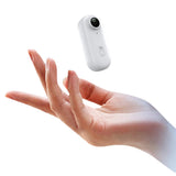 Mini Thumb Action Camera – Portable Wearable Body Cam with Rotating Clip White