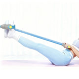 6-Tube Pedal Resistance Band with Handles Fitness Expander for Body Workouts Blue
