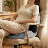 Ergonomic Seat Cushion Office Chair Seat Cushions with L-Shaped Design for Car Gaming Chair Gray