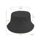 Unisex Bucket Hat Cotton Outdoor Beach Sun Cap Navy