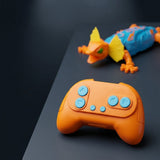 Remote Control Lizard Gecko Wall Crawler 9 Lighting Modes Toy Gift Orange