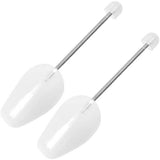 5 Pairs Adjustable Plastic Shoe Trees for Men Women White