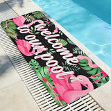 Summer Pool Doormat Non Slip Pool Floor Mat for Swimming Poolside Seating Mats Style 2