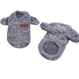 Pet Puppy Dog Cat Warm Winter Sweater Vest Knitted Coat Jacket for Small Dog Grey