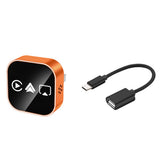 4 in 1 Wireless CarPlay Adapter for CarPlay Android Auto Mirroring Orange