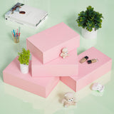 Foldable Cardboard Gift Box Easy Attach for Holiday Packaging Pink