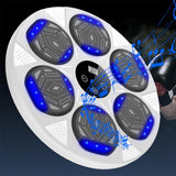 Electric Music Boxing Machine Bluetooth Smart Boxing Training Wall Mount Machine - White