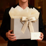 4PCS Gift Bags with Cards and Wrapping Paper for Weddings Parties Champagne