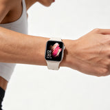 Smart Watch Men Women Bluetooth With Fitness Tracker Silver