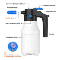 1.5L Electric Car Foam Sprayer Handheld Foam Pump Sprayer for Home Garden Car Washing