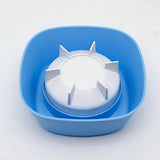 Dog Liquid Lick Bowl Slow Feeder with Rolling Ball for Wet Food and Liquid Blue