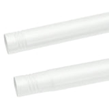 Curtain Rods Set Metal Splicing Curtain Poles White
