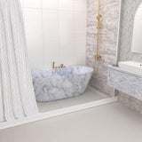 100cm Bendable Shower Water Dam Flexible Self-Adhesive Water Barrier for Kitchen Door Window