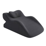 Ergonomic Memory Foam Reclining Pillow Prone Reading Cushion for Bed and Sofa Dark Gray