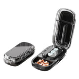 Pill Cutter and Splitter with 1/2 Adjustable Divider for Small and Tiny Pills Style 1